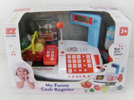Cash register 33x18x19cm with sounds and light