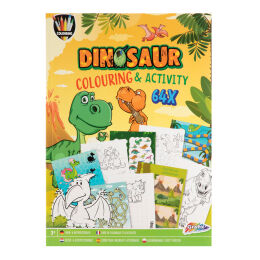 Zeszyt do kolorowania i ćwiczeń A4 Dino, 64 strony