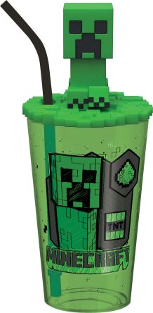 Plastikowy kubek z toperem 3D Minecraft