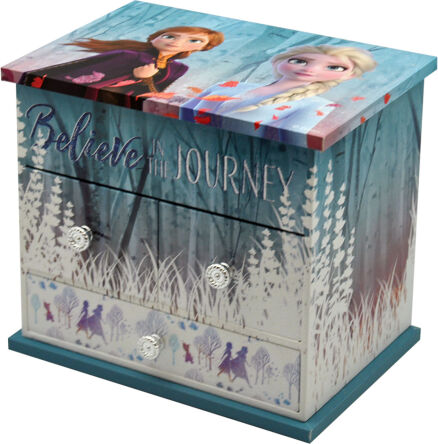 Drewniane pudełko na biżuterię Frozen / Kraina Lodu