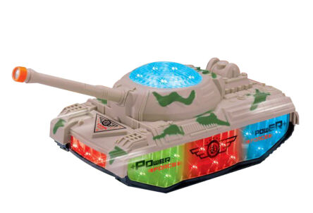 TANK 30 CM. B&G WITH 3D LIGHT AND SOUND